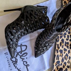 Alice + Olivia Reiy Studded Bootie
